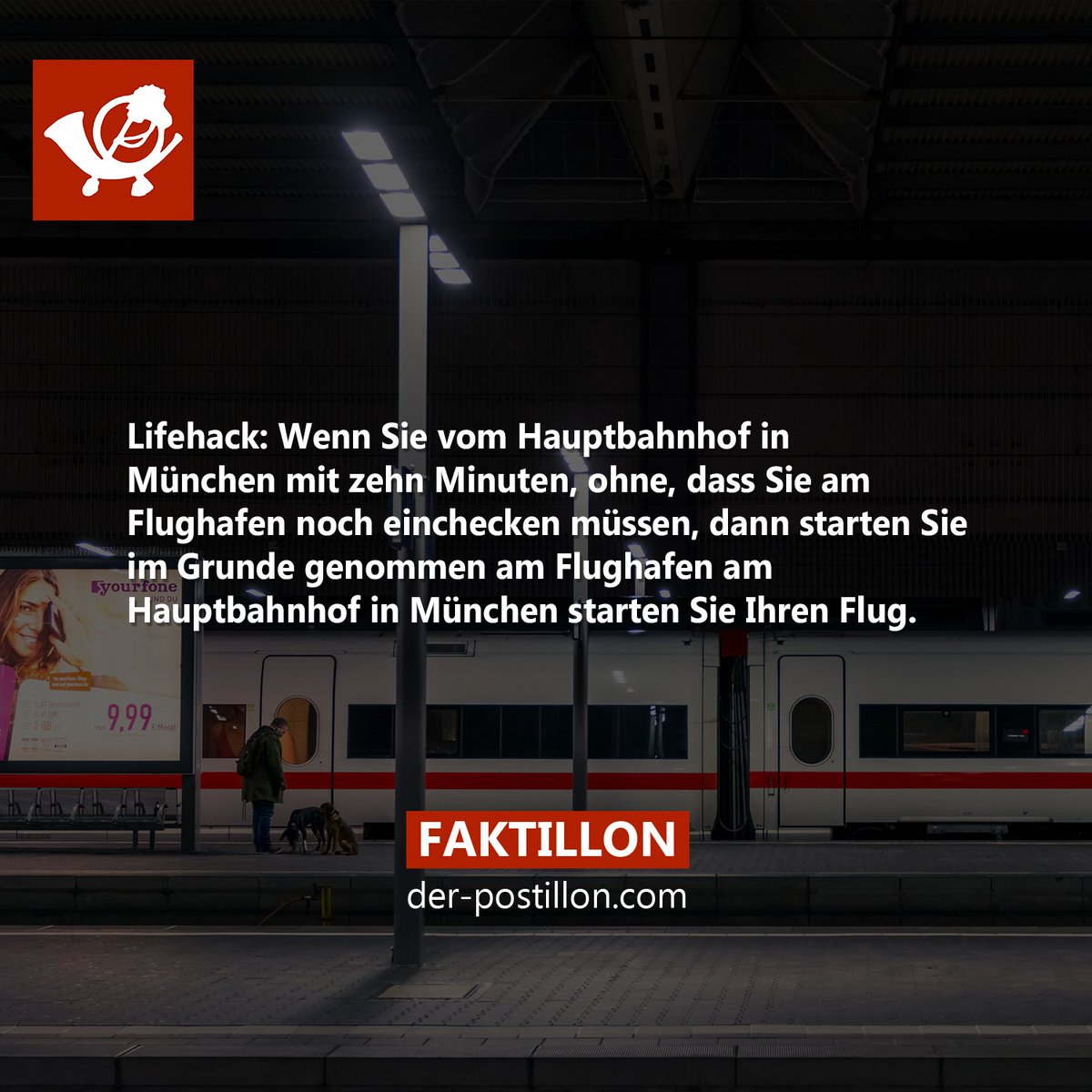 Die besten Fakten als Buch 👉 shopillon.de/faktillon/
Ehrliche Nachrichten auf 👉 der-postillon.com