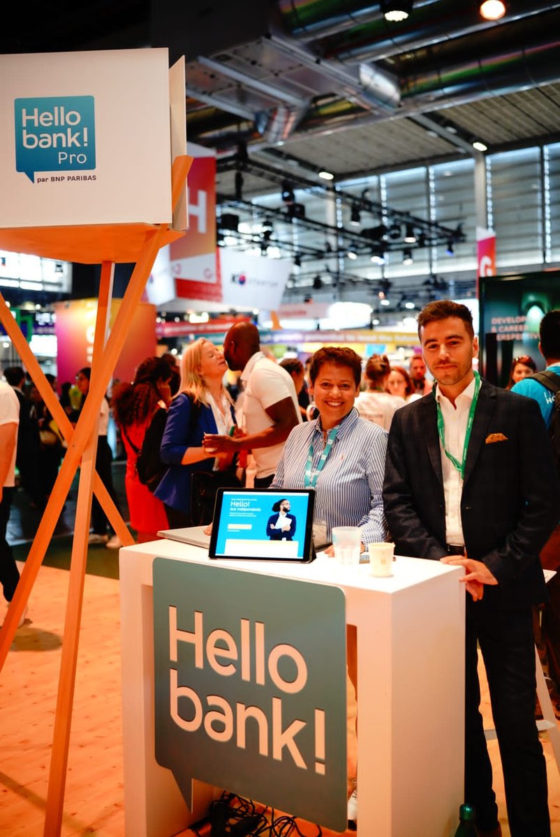 Bertrand Cizeau (@bertrandcizeau) on Twitter photo Indépendants de la #tech et indépendants tout court Hello bank pro est fait pour vous ! 😉
Pour en savoir plus venez discuter avec nos experts <a href="/Hellobank_fr/">Hello bank! France</a> Karine & Lucas à <a href="/VivaTech/">Viva Technology</a> !
👉 Rdv sur le stand <a href="/BNPParibas/">BNP Paribas Group</a> !
#VivaTech #BNPPAdvance Indépendants de la #tech et indépendants tout court Hello bank pro est fait pour vous ! 😉
Pour en savoir plus venez discuter avec nos experts <a href="/Hellobank_fr/">Hello bank! France</a> Karine & Lucas à <a href="/VivaTech/">Viva Technology</a> !
👉 Rdv sur le stand <a href="/BNPParibas/">BNP Paribas Group</a> !
#VivaTech #BNPPAdvance