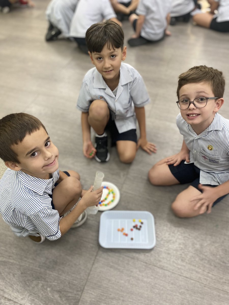 It was fascinating to observe the changes that happened when water was added to our skittles and m&amp;ms! The dye from our sweets dissolved in the water and created interesting patterns and designs👩🏼‍🔬🧑🏽‍🔬💧<a href="/DubaiBritishEH/">Dubai British School</a> #BeginsAtDBSEH <a href="/DBS_PriScience/">Primary Science | Dubai British School</a>
