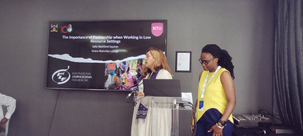 #ILF2023 Happening Now: "Low Resource Settings," Day 2 at the 11th International Lymphoedema Framework Conference. Sally Bashford Squires&amp;Grace Lubega, "The importance of partnership working in low resource settings" <a href="/NTU_MAK/">NTU-MAK Partnership</a> <a href="/Linda4Gibson/">Linda Gibson</a> <a href="/DavidMusoke14/">David Musoke</a> <a href="/lubegaluv/">Grace B. Lubega</a> @SallyESquires