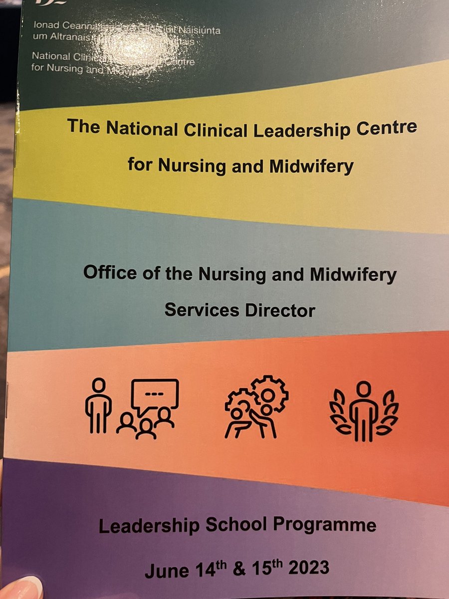 Really looking forward to the next two days at the @NCLChse Leadership School. Delighted to be asked to chair tomorrows programme and welcoming Nursing and Midwifery Directors nationally to Galway @CNMEGalway @NurMidONMSD @HSELive