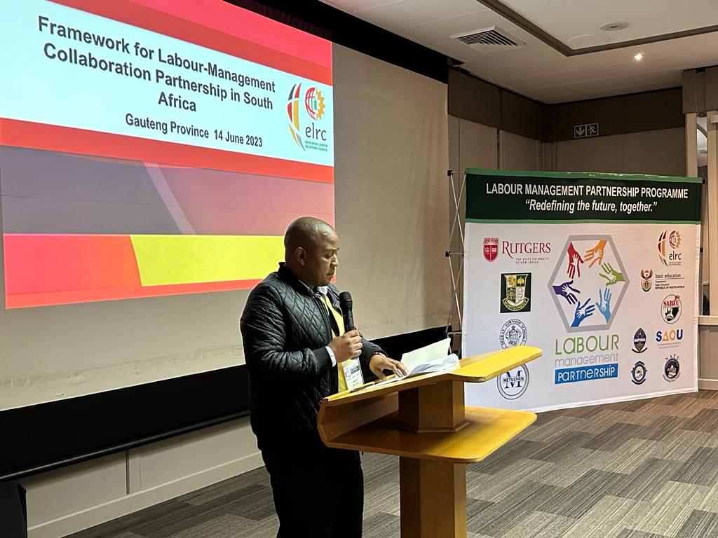 ELRC1994's tweet photo. Launch of the ELRC Labour Management Partnership Programme in Gauteng. https://t.co/3WNTj6lszL