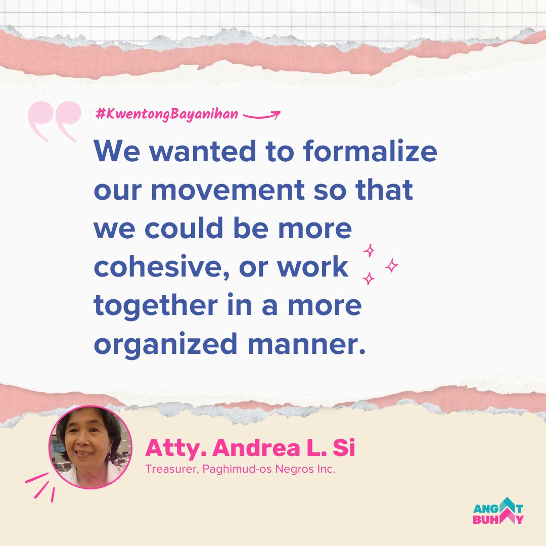 BAYANIHAN IS A CONTINUOUS MOVEMENT 🗂

Sa ating ikatlong episode ng #KwentongBayanihan, makikita kung paanong makakatulong ang pag-oorganisa bilang isang pormal na grupo para maipagpatuloy ang adbokasiya para sa bayan 🎀