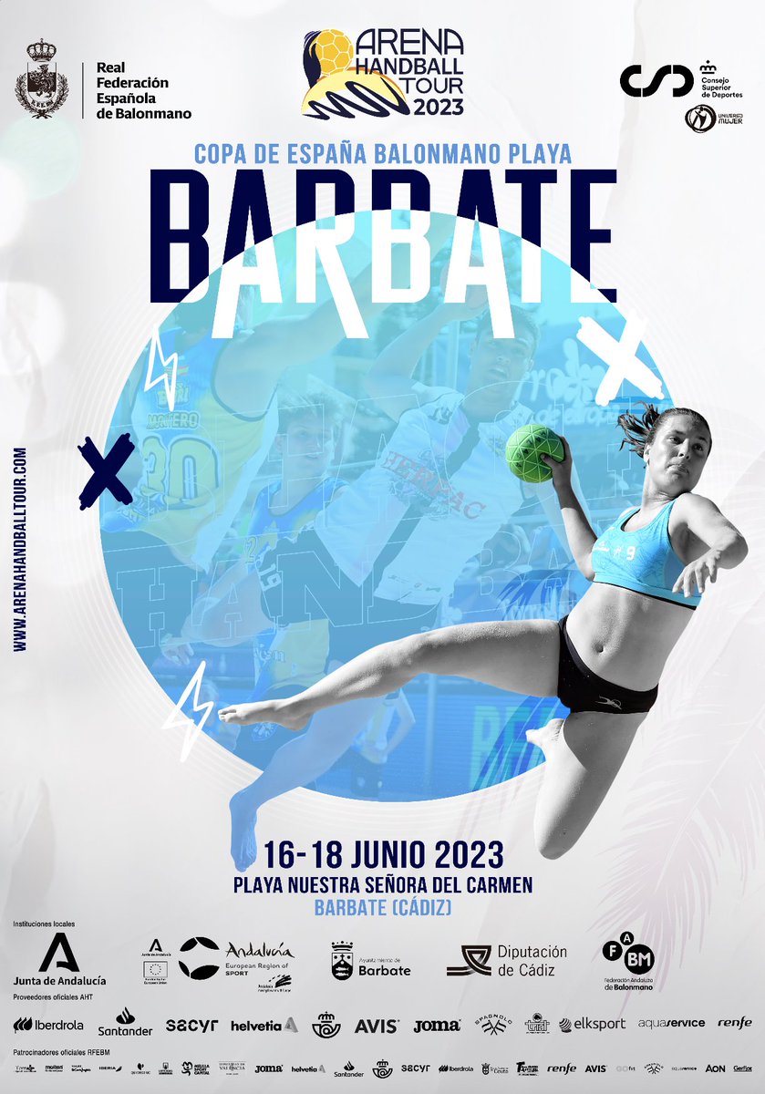 💣 ¿Estáis listos? ¡Os presentamos 𝐄𝐋 𝐂𝐀𝐑𝐓𝐄𝐋 𝐎𝐅𝐈𝐂𝐈𝐀𝐋 de la VIII #CopaESPBMPlaya! 

📆 16-18 junio
🏖 Playa del Carmen - Barbate 

#EnjoyTheExperience #BalonmanoPlaya