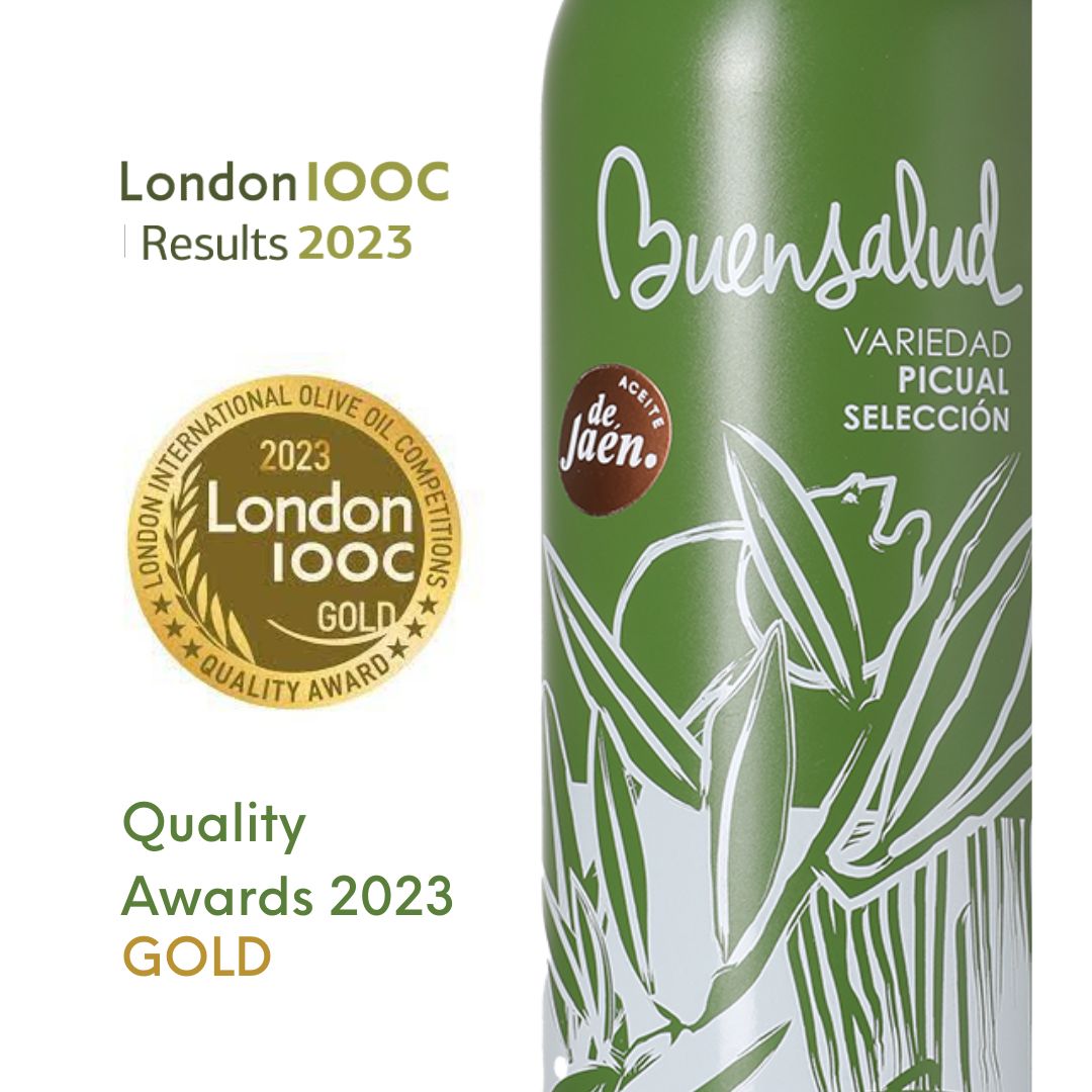 buensalud's tweet photo. 🏅Nuevo Premio!!
🥇Nuestro Picual Selección, ha sido galardonado con MEDALLA DE ORO por el Concurso Internacional de Aceite de Oliva "London International Olive Oil Competition 2023"
✨¡Gracias a @LondonOliveOil
#LondonIOOC2023 #LondonIOOC #EVOOAwards #Picual #Buensalud https://t.co/RCewOovi70