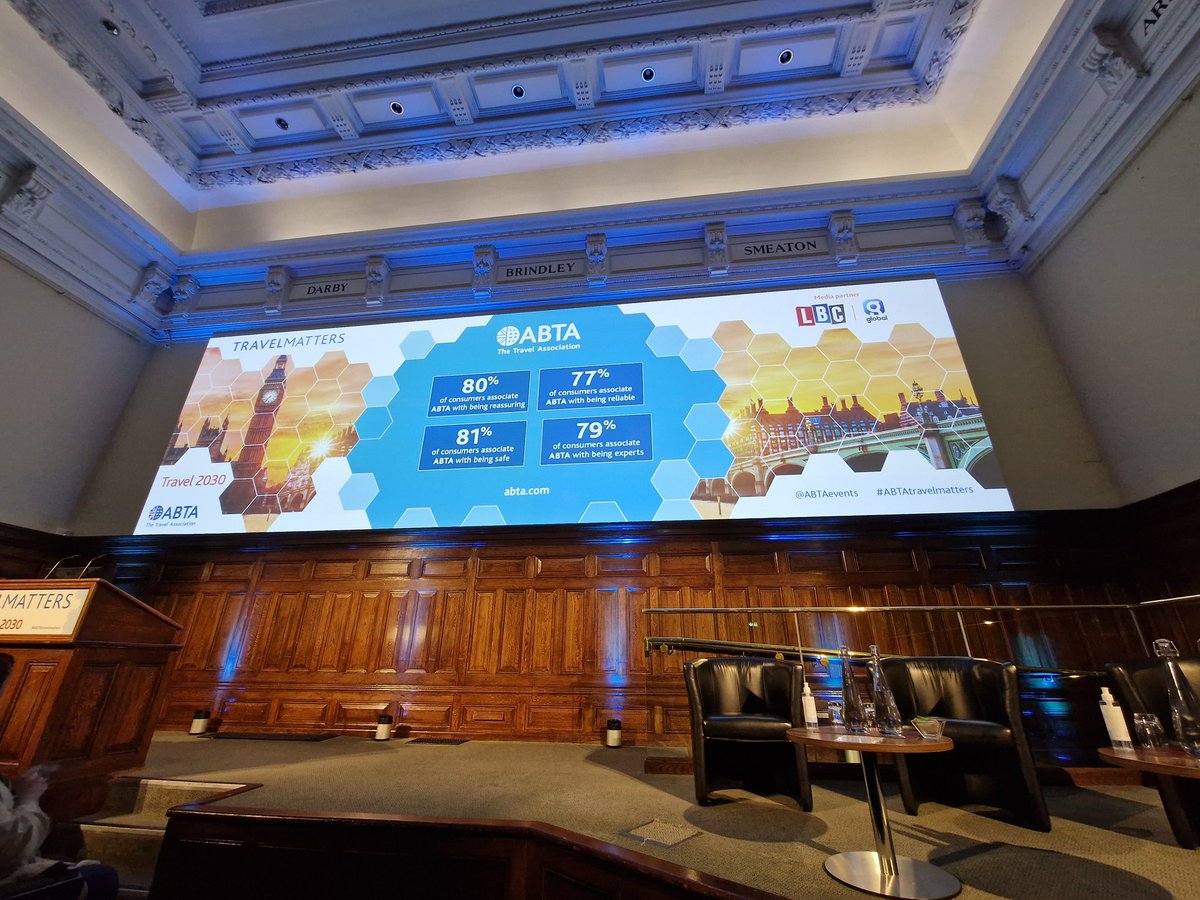 I'm at #ABTAtravelmatters this morning and will be speaking about the future of education and skills with @ClaireSteinerUK John Garside and @DNY_W. #BePartofTravel #ABTAStudentreps #traveleducation @ABTAMembers @ITTFutureYou