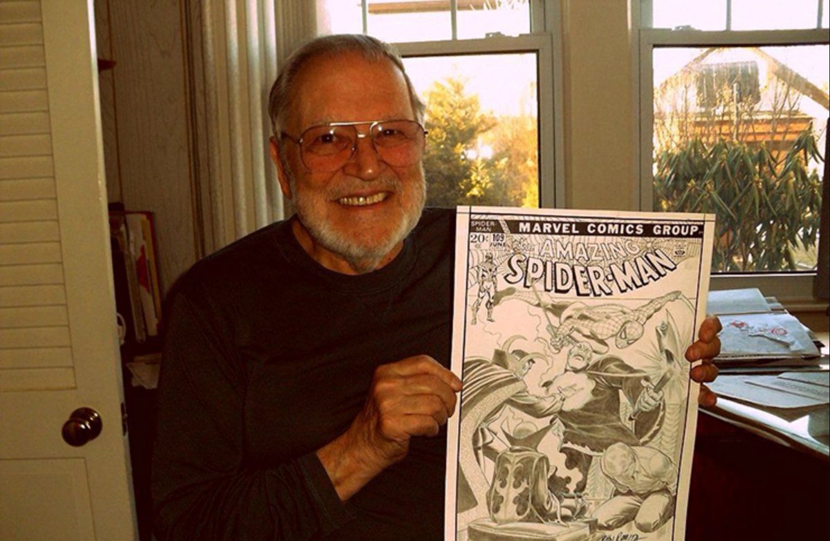 We lost one of the sweetest, kind, and generous people I have ever met today. Just broken. 

Rest in Peace, John Romita and thank you for a lifetime of brilliant storytelling and generosity- sharing your knowledge with so many like myself along the way. 
Gone but never forgotten