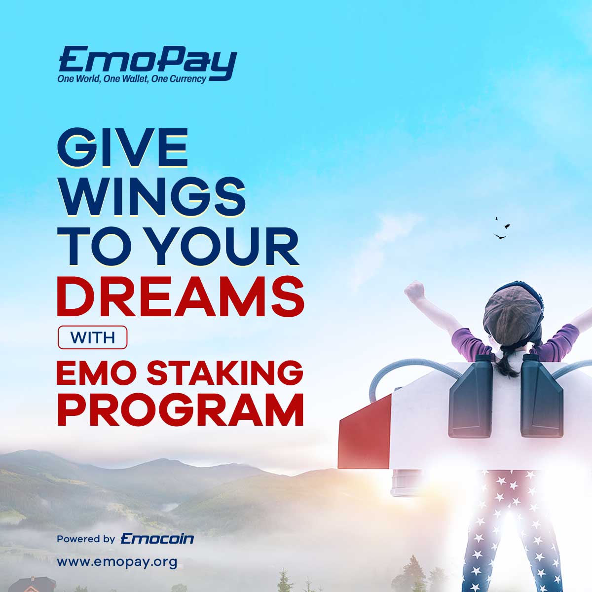 imemopay's tweet photo. Fuel your dreams with EMO!β¨πΌJoin the EMO Staking Program and soar to success. π
Join us at https://t.co/IxmAS6dVCI π°
#EMOStaking #DreamsComeTrue #CryptoInvestment #HighReturns #ZeroRisk #SecurePlatform #Emocoin #Emopay #Crypto #cryptocurrency #investment #wednesday #news https://t.co/zbhQtllPeI