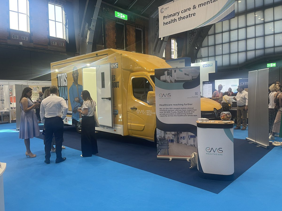 A busy start to the morning for @EMSHealthcare at #NHSConfedExpo 
Come and say hello on stand C11