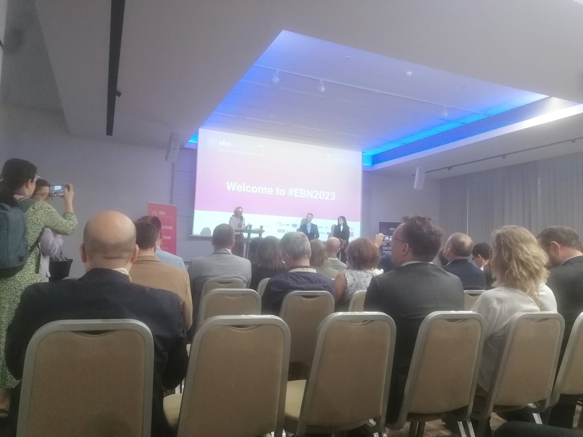 Let's start the promising #ebn2023 congress in #brno with an inspiring keynote speaker <a href="/vaughn_tan/">Vaughn Tan</a> "Innovation in uncertainty times"
<a href="/EUBIC/">EBN -European Business & Innovation Centre Network</a> <a href="/LauraLecci/">Laura Lecci</a> <a href="/JIC_Brno/">JIC - business with a purpose</a>
#innovation #businesssupport #startup
