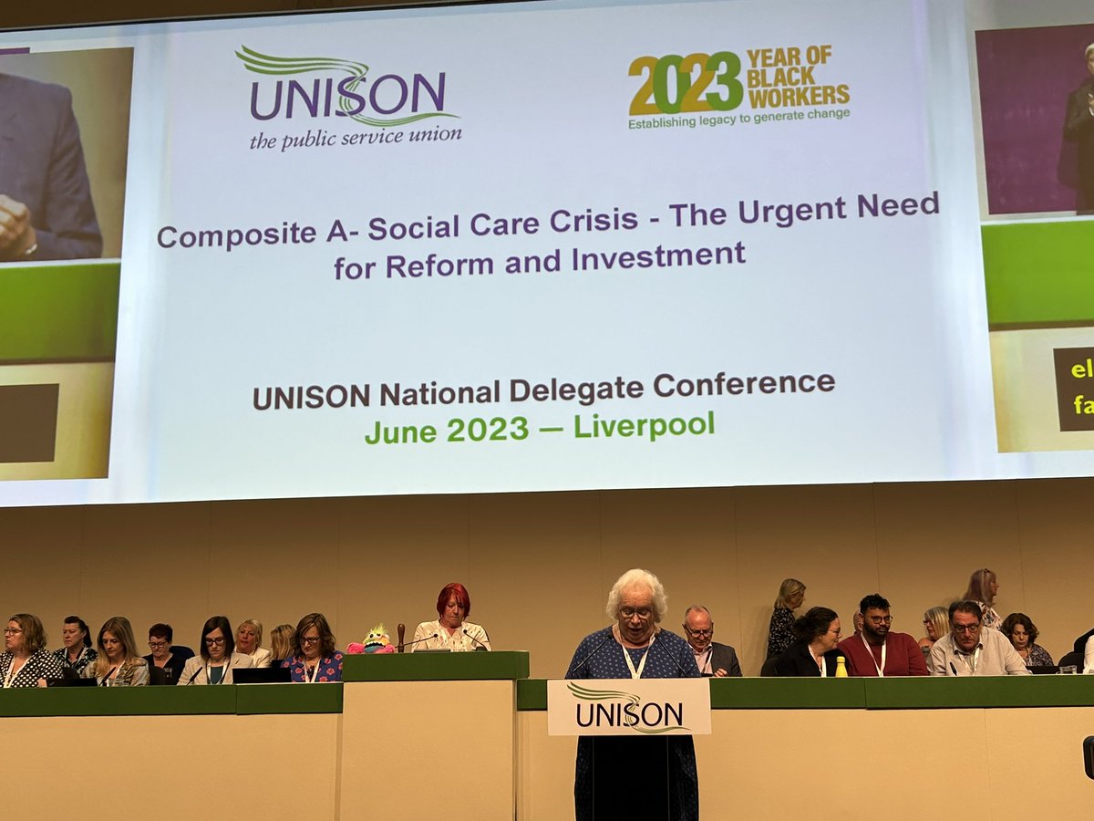 Starting todays debates with a critically important motion, Social Care Crisis.

#undc23