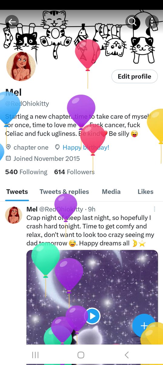 RedOhiokitty's tweet photo. Good morning all 🌞. It's balloon day and the beginning of my vacation from... everything! Have a great day..be safe, kind and happy 🩷 https://t.co/9RuvGCgxZf