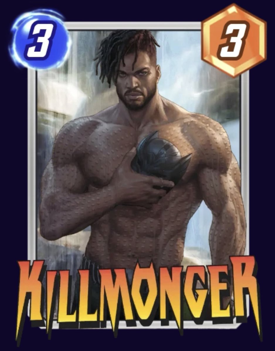 Daddy? Sorry… daddy?
Lol Artgerm Killmonger is a dadd… I mean, a must get for sure! 😂 #MarvelSnap