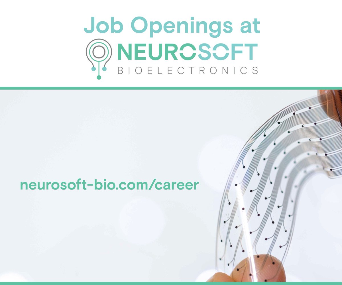 We have 2 new #job openings!

Join us in building the next generation of #BCI to help patients suffering from severe neurological disorders.

Quality Engineer 👉 lnkd.in/eD2ugEhv

Production Technician 👉 lnkd.in/eBqa64HE

Application deadline: July 9th 2023.