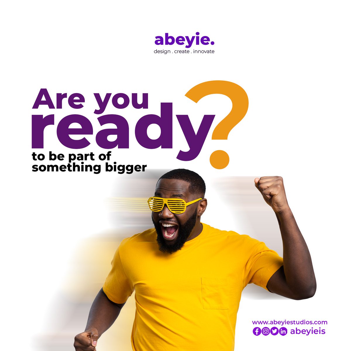 Are you ready to be part of something bigger? Step into the world of Abeyie Innovation Studio, and let's shape the future of Africa together.

#innovation #sustainability #NewAfrica #newera #possibility #technology #abeyie #create #design #Africa #studio #biggerthanyesterday