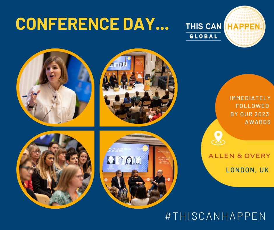 Our June conference takes place today, kindly hosted by @AllenOvery, and immediately followed by our Award Winners Ceremony at 6pm. 

View the agenda: hubs.la/Q01SPvwM0
Join in the conversation and share your highlights via #ThisCanHappen
Follow this conference thread 📌