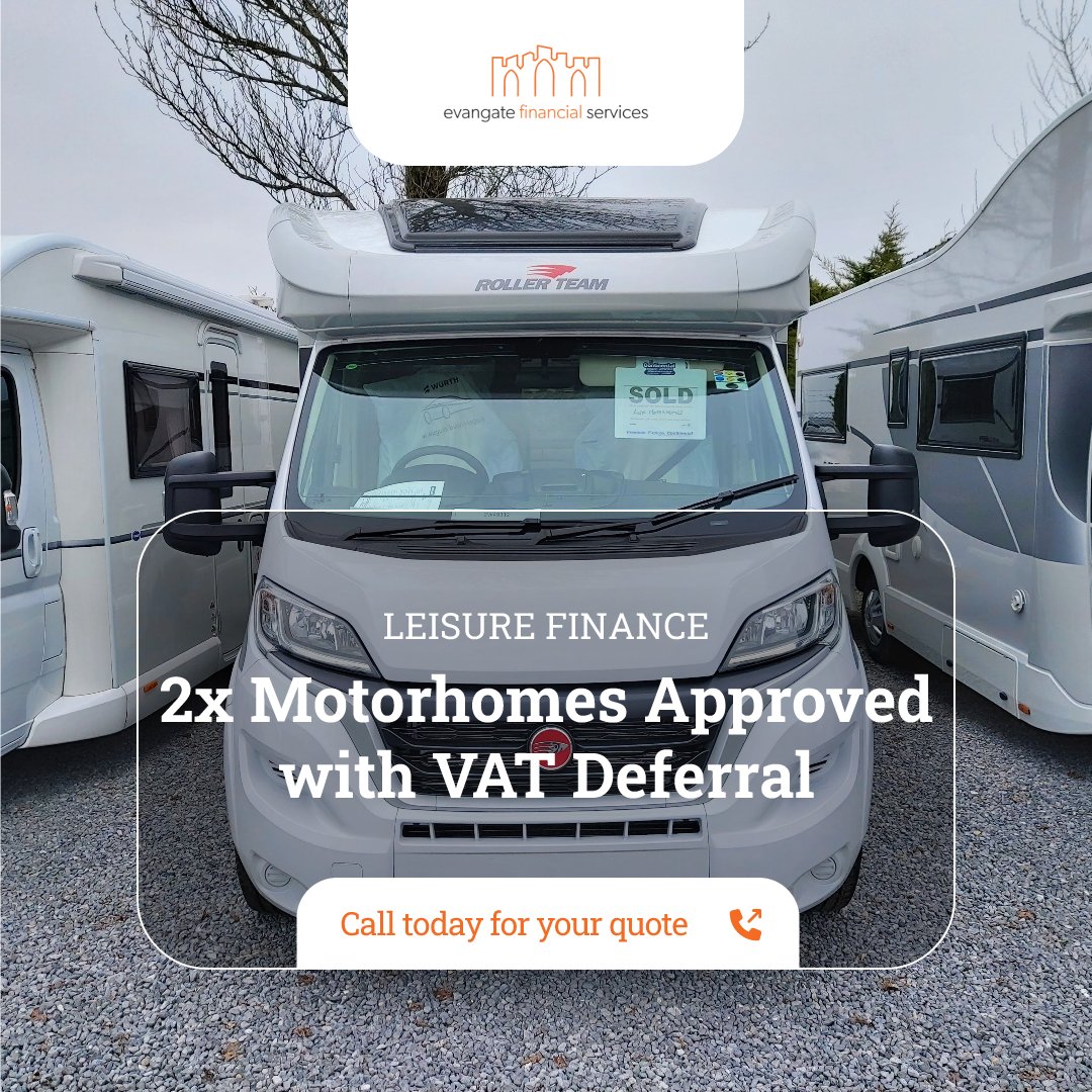🏕️ LEISURE FINANCE 🏕️

Are you considering upgrades to your caravan fleet or purchasing one for your own enjoyment? If so, please do not hesitate to get in touch ✅

☎️ 0800 488 0230
💻 evangatefs.com/services/car-f…

#Motorhome #Caravans #StaticCaravans #Staycation
