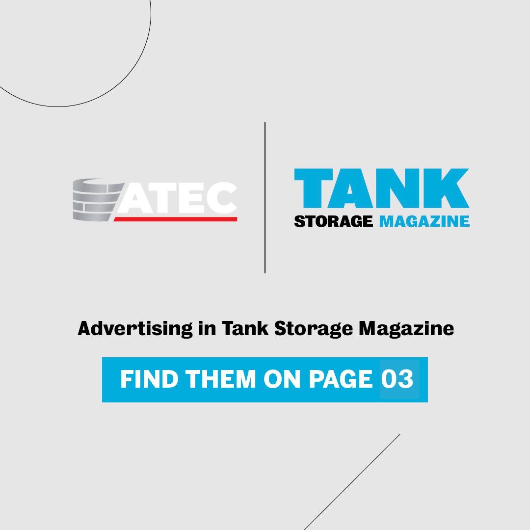 We are delighted to welcome Atec Steel to the latest edition of Tank Storage Magazine.

Check them out on page 03: bit.ly/43LNGIc

#TankStorageMagazine #Publication #TankTerminal #BulkLiquids #OilandGas #FutureFuels #Hydrogen #Ammonia #News #EnergyTransition #TankStorage