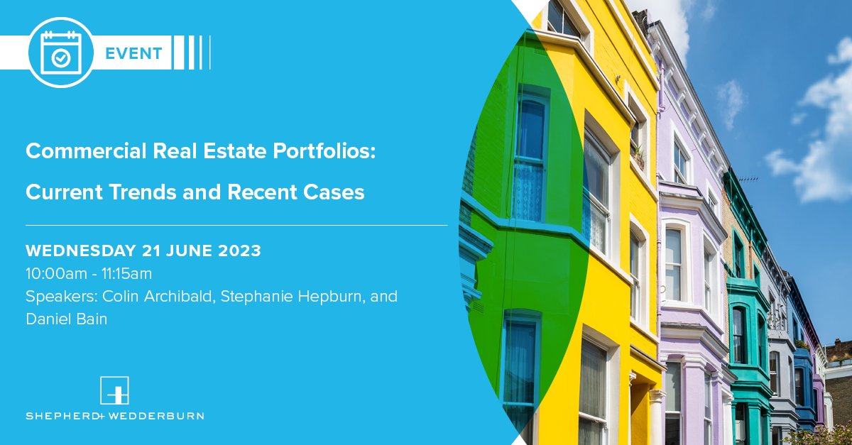 As the property sector continues to face a challenging and unpredictable market, our Property Dispute and Resolution Group will be holding an online event to discuss a range of key legal issues, which have been regularly arising for landlords and tenants.

ow.ly/UzS250OBRLu