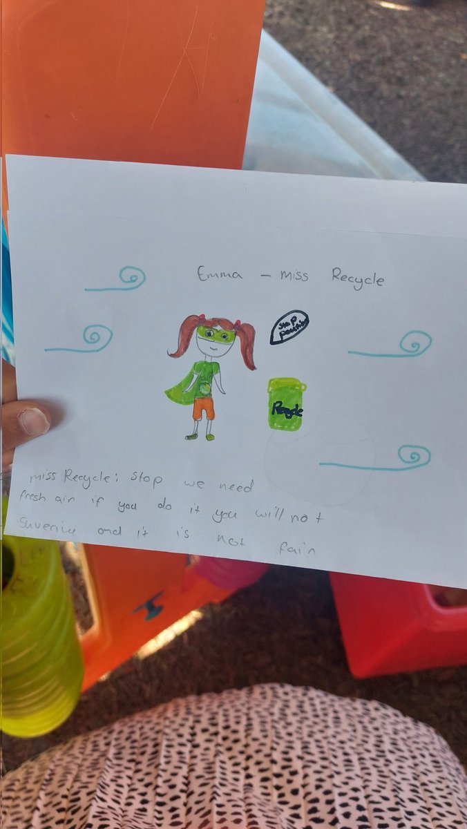 For Clean Air Clean day 2023 we wanted to draw a superhero, who is going to save the world by stopping one polluter at a time! @kestrelmead