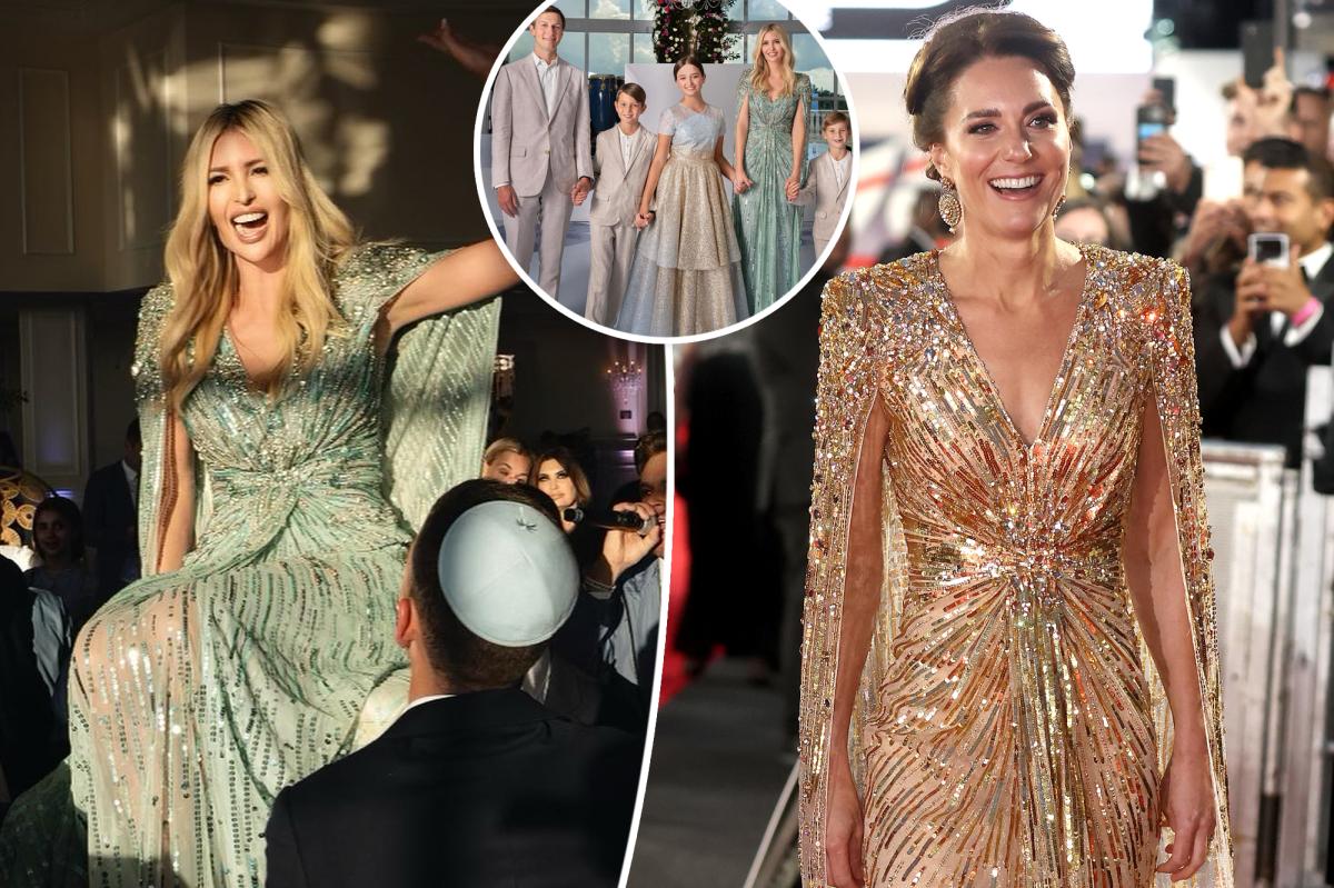 Ivanka Trump wears the same Jenny Packham gown as Kate Middleton to  daughter's bat mitzvah https://t.co/wOce18OmjK