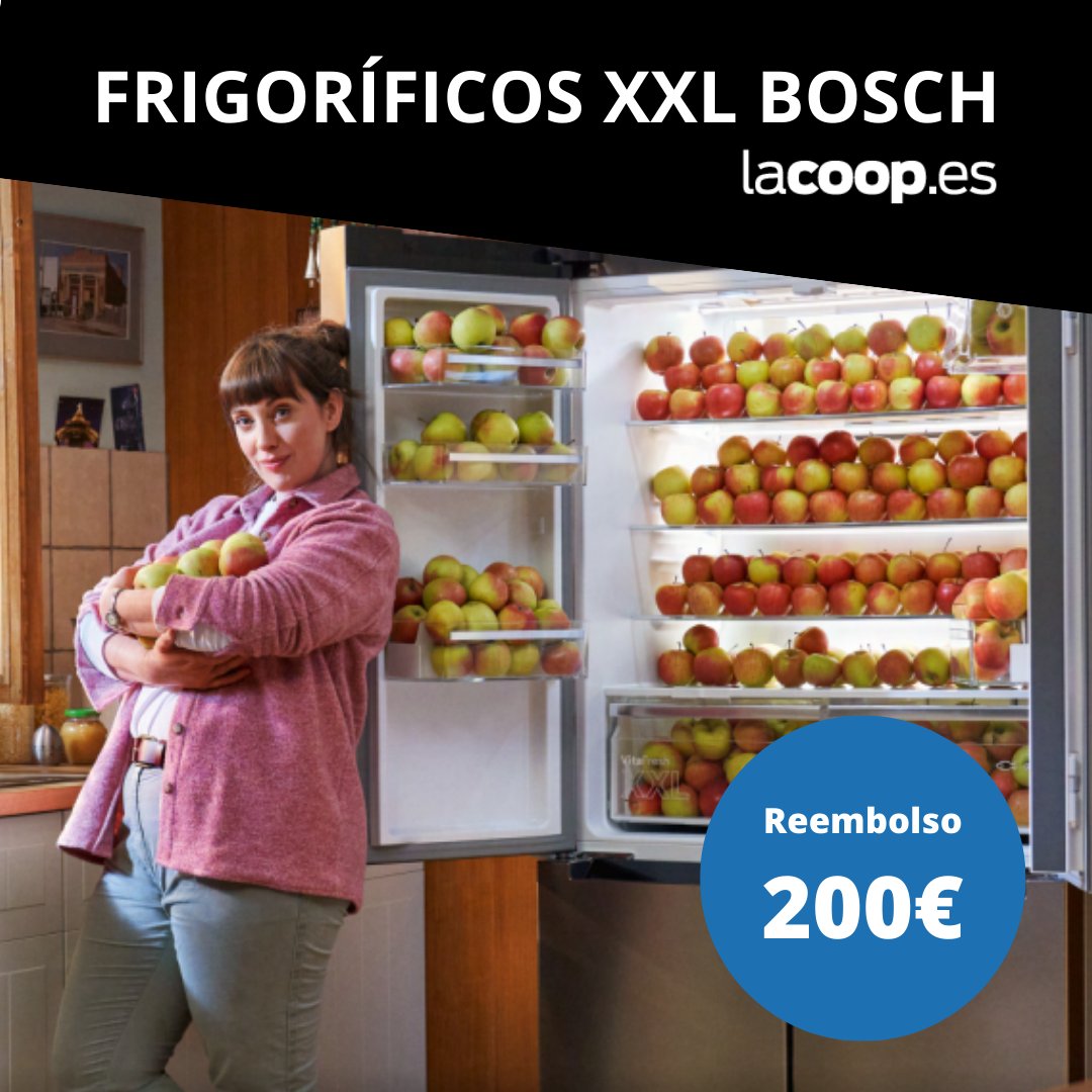 Lacoopes's tweet photo. 🔔🔔¡Atención Barcelona! 🔔🔔

¿Aún no has aprovechado nuestra increíble oferta de frigoríficos Bosch? ¡No esperes más! En nuestra tienda de electrodomésticos tenemos una promoción que no te puedes perder. 🥳 https://t.co/XZ8QDJweOS