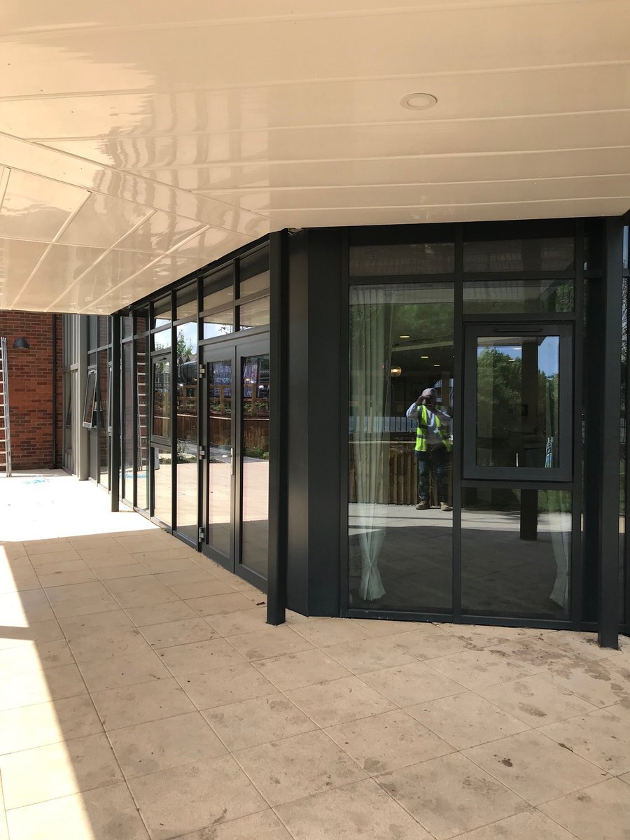 HWArchitectural's tweet photo. ⭐ Product Spotlight ⭐  Grappenhall Care Home:
#SeniorArchitecturalSystems SF52 #CurtainWalling &amp; SD Automatic Sliding Doors
#MetalTechnology’s 520D Anti-finger Trap Swing doors &amp; 4-20Hi+ Windows.
Contact us to know more about our products &amp; services! - https://t.co/Nwz94DSEiP https://t.co/HWNWkEyZbB