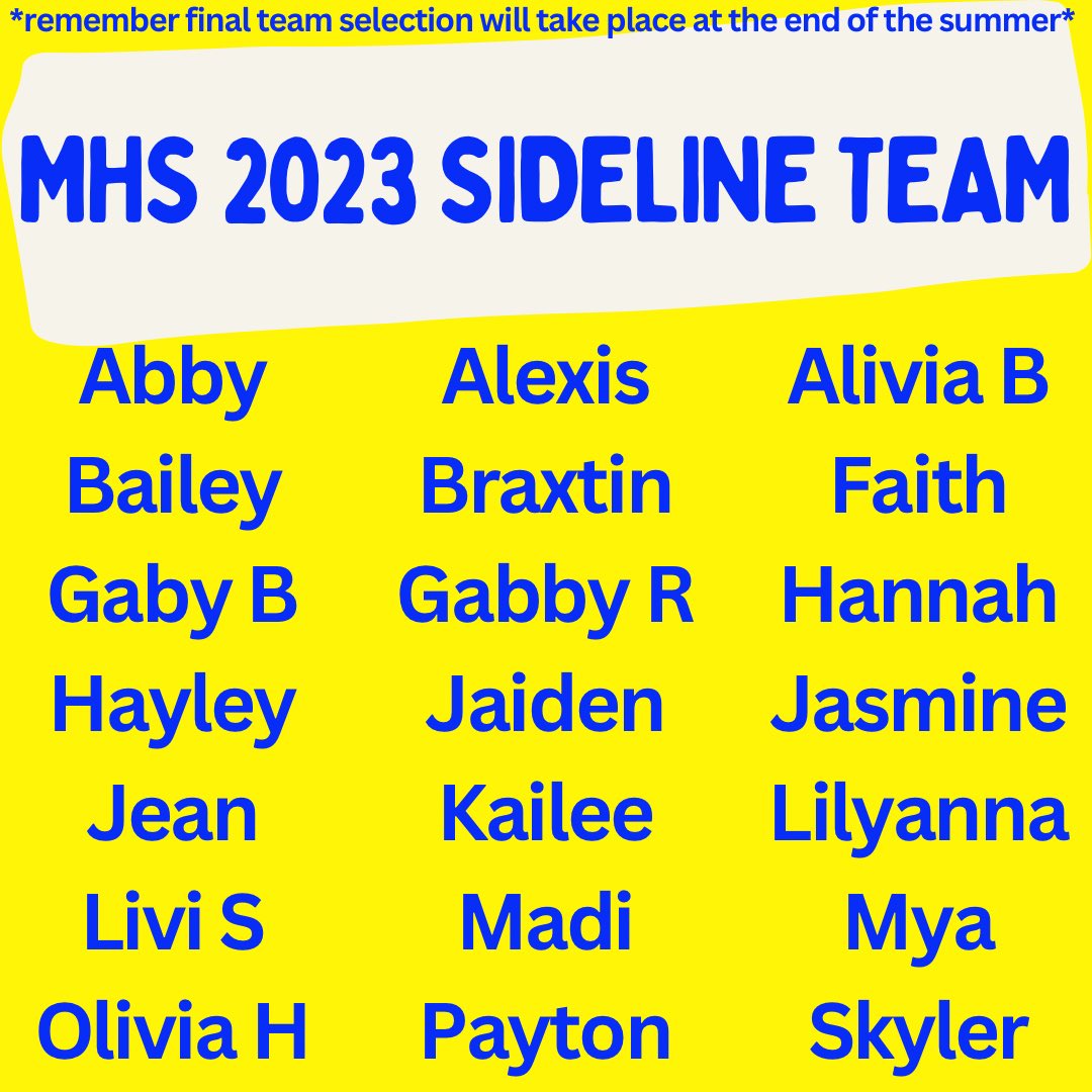 Midland Chemic Cheer 💙💛 tweet media