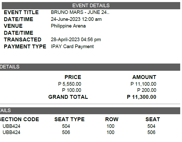 jemengullo's tweet photo. Selling: 2 UBB tickets Day 1
Meetups!
#BrunoMarsInPh #BrunoMarsManila #BrunoMarsPhilippines https://t.co/vRdmnJfjSY