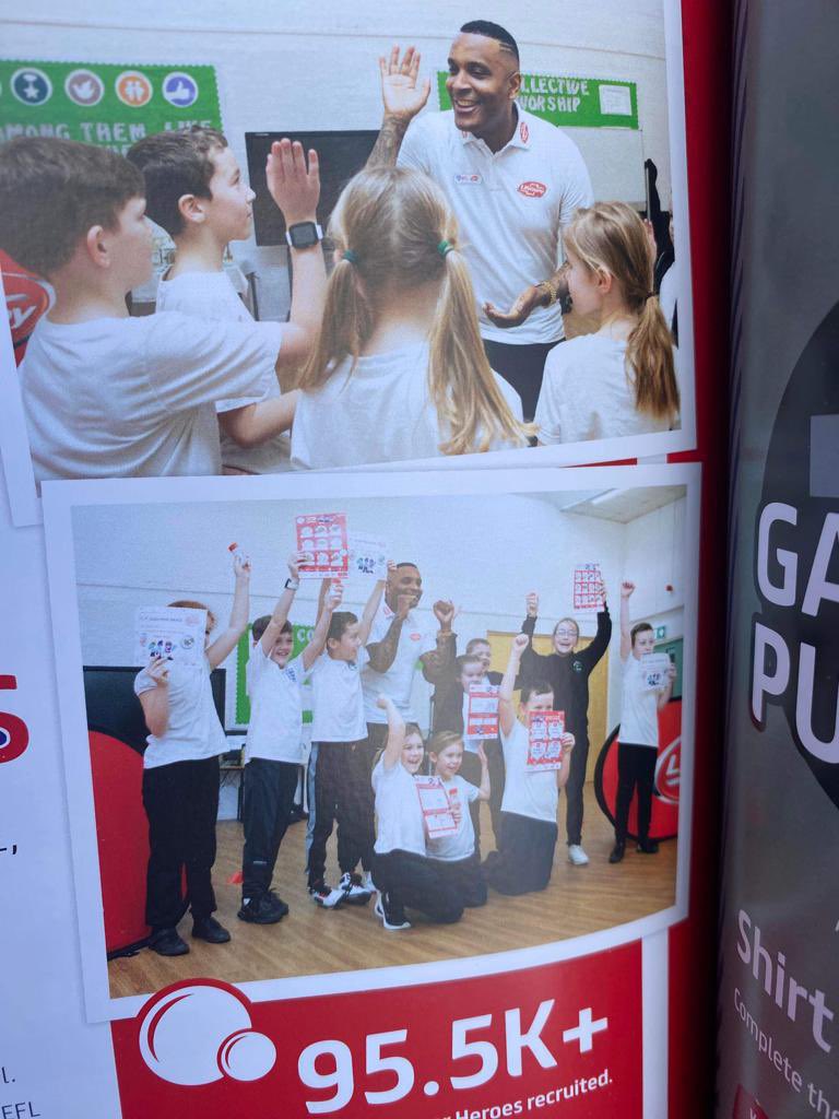 We finally made it to Wembley ⚽️. 

Our children who were part of a project with <a href="/morrisonclinton/">Clinton Morrison</a> have made it in to the match day programme for a recent playoff final at Wembley. 

The day was already great, but this has made it even better.