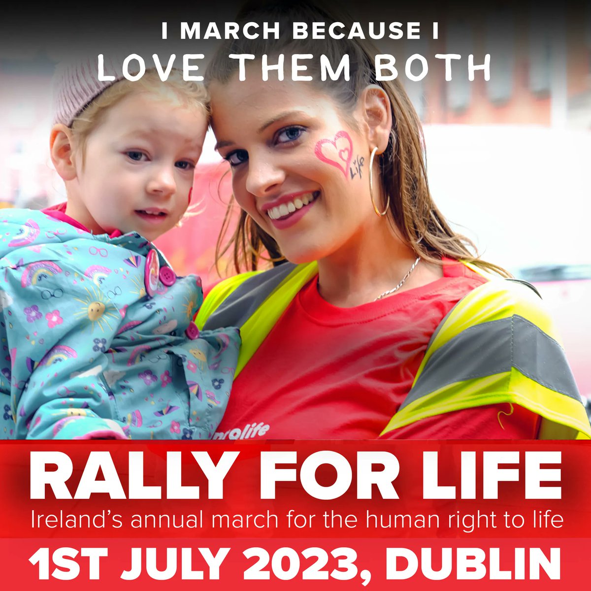 We love BOTH mother and baby!!

JOIN US for the Rally for Life taking place in just a few weeks on Saturday 1st July at 1pm, and march to with us to show that we love them both!

buff.ly/3kxksfa 

#StopAbortingOurFuture #RallyforLife #WhyWeMarch