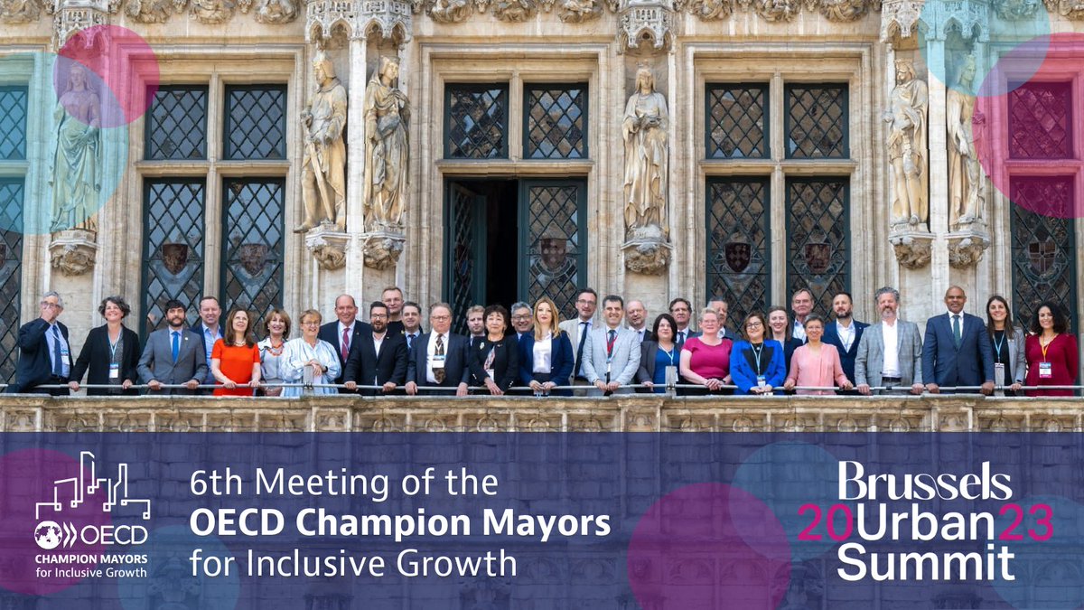 OECD_local's tweet photo. Over 60 OECD #ChampionMayors have endorsed the "Brussels Blueprint for Affordable Cities and Housing for All."

They committed to ease short-term pressures on the cost of living &amp; scale up long-term change for #BetterUrbanHousing. 🏘️

Read the Blueprint 👉 https://t.co/PTLozfTpPw https://t.co/4YnBuYoSFF