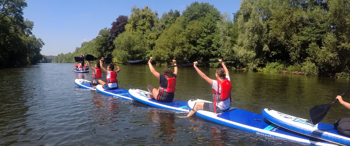 Best way to cool down this weekend is with some water fun on the river Stand-up paddle boarding! Join us for a 2 hour guided experience &amp; make the most beautiful weather! #standuppaddleboarding #FathersDay #AdventureTime #familyfun #weekend #summer #active