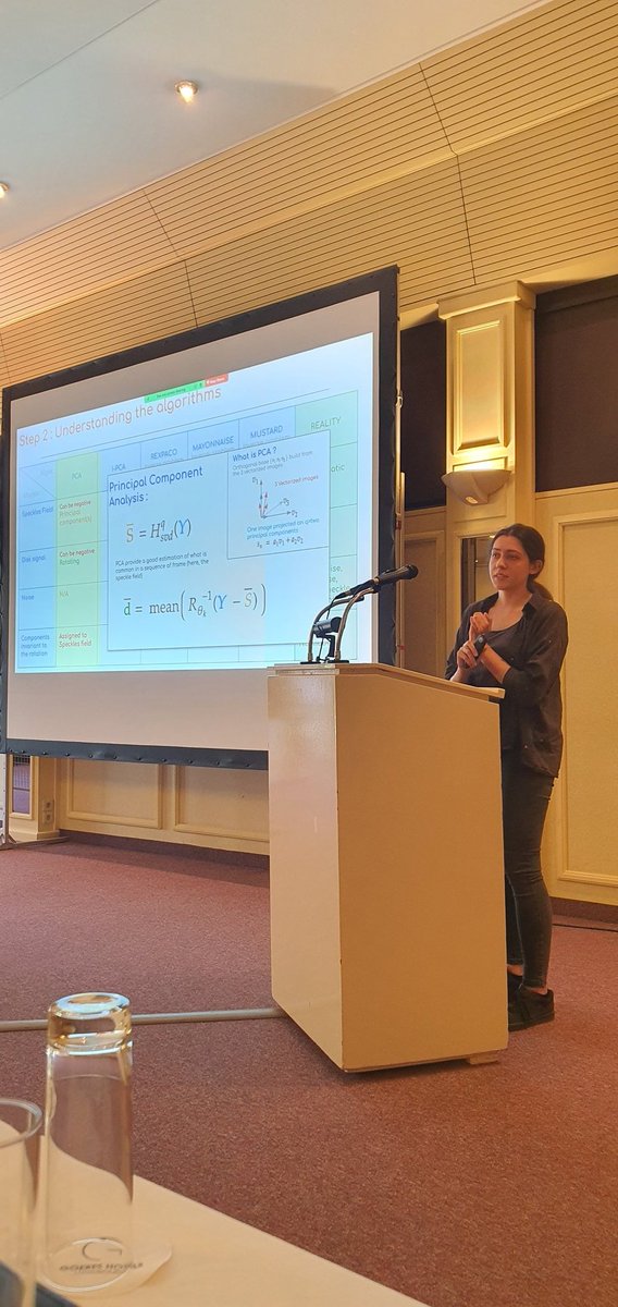 ISCompSensing's tweet image. First talk of the session on Astronomical and Biomedical Imaging chaired by @myprojection given by Sandrine Juillard at #ISCS23