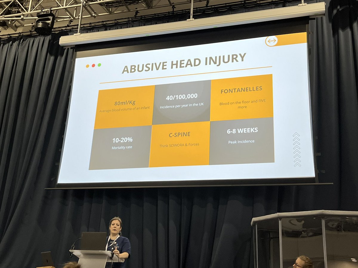 Sadly, abusive head injury is more common than new diagnoses of diabetes in the ED. They can be easily missed though. Consider it in small babies that aren’t right #PREMIERWessexConf