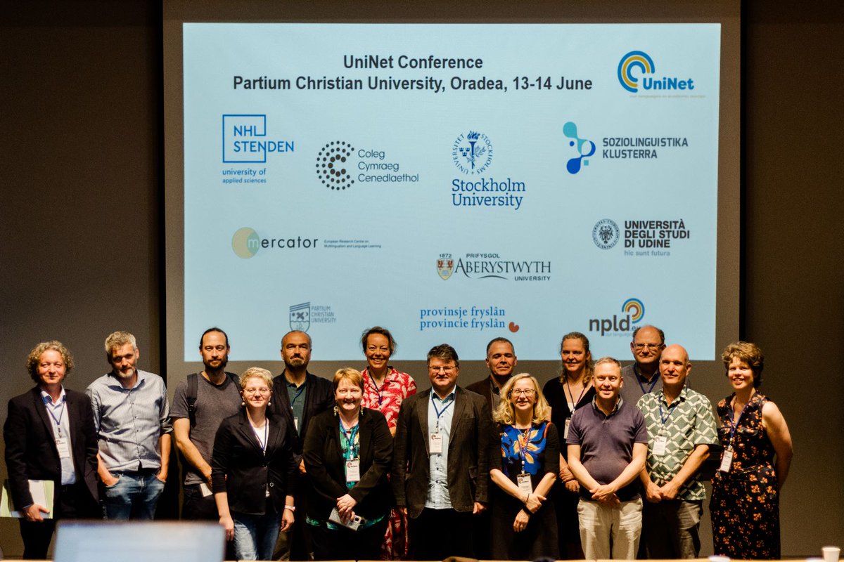 npldeu's tweet photo. Members of the NPLD are meeting today at Oradea, Romania, for the #UniNet conference hosted by Partium Christian University.📝Partners are discussing Higher Education and #Multilingualism and ways of cooperation.
UniNet enables partnerships and exchanges between universities.🤝 https://t.co/Ii3sDMpbmW