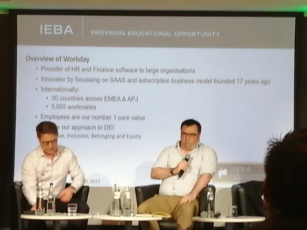 IEBA CONFERENCE now discussing the  'S' in ESG