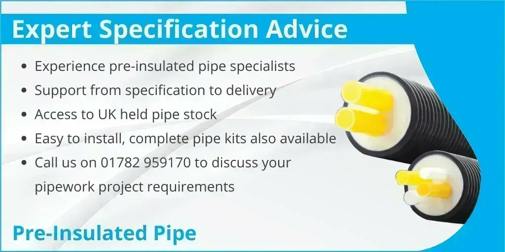 InsulatedPipe's tweet image. Our specialist team are experts with hands on experience of complex pipe projects and can provide you with free specification support for your project. Simply call us on 01782 959170 for project support. #renewables #districtheating #preinsulatedpipe