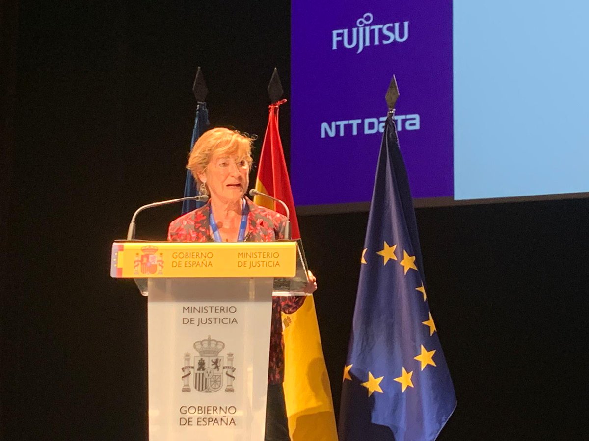 Abogacia_es's tweet image. La presidenta de la Abogacía, @_OrtegaVictoria, ha intervenido en el #Dataforum Justicia 2023 para analizar el presente y futuro de la Abogacía ante los retos del siglo XXI.