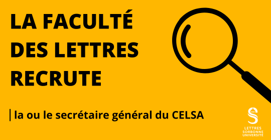 #Recrutement 🔎Secrétaire général du <a href="/CELSA_Officiel/">CELSA</a> : pourquoi pas vous ?
Rejoignez l'administration de la prestigieuse école publique de communication et de journalisme et relevez, avec vos équipes, le défi de la conduite du changement.
Fiche de poste ⤵️
choisirleservicepublic.gouv.fr/offre-emploi/s…