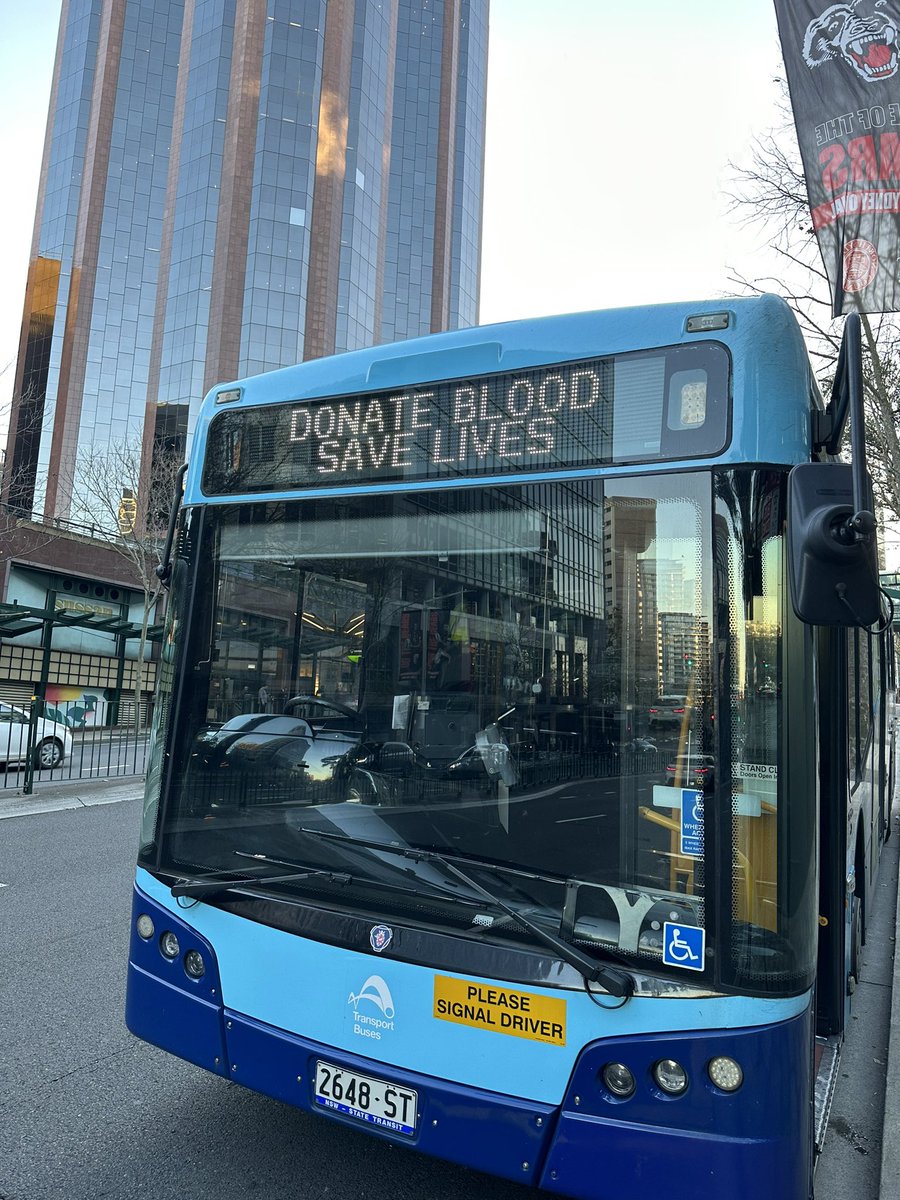 Liquorice8's tweet photo. @lifebloodau  when I’m not running regular services, I’m promoting donations every chance that I can :-)
Thanks to @BuswaysGroup for giving me this wonderful mobile billboard !! https://t.co/HdWP77HH4S