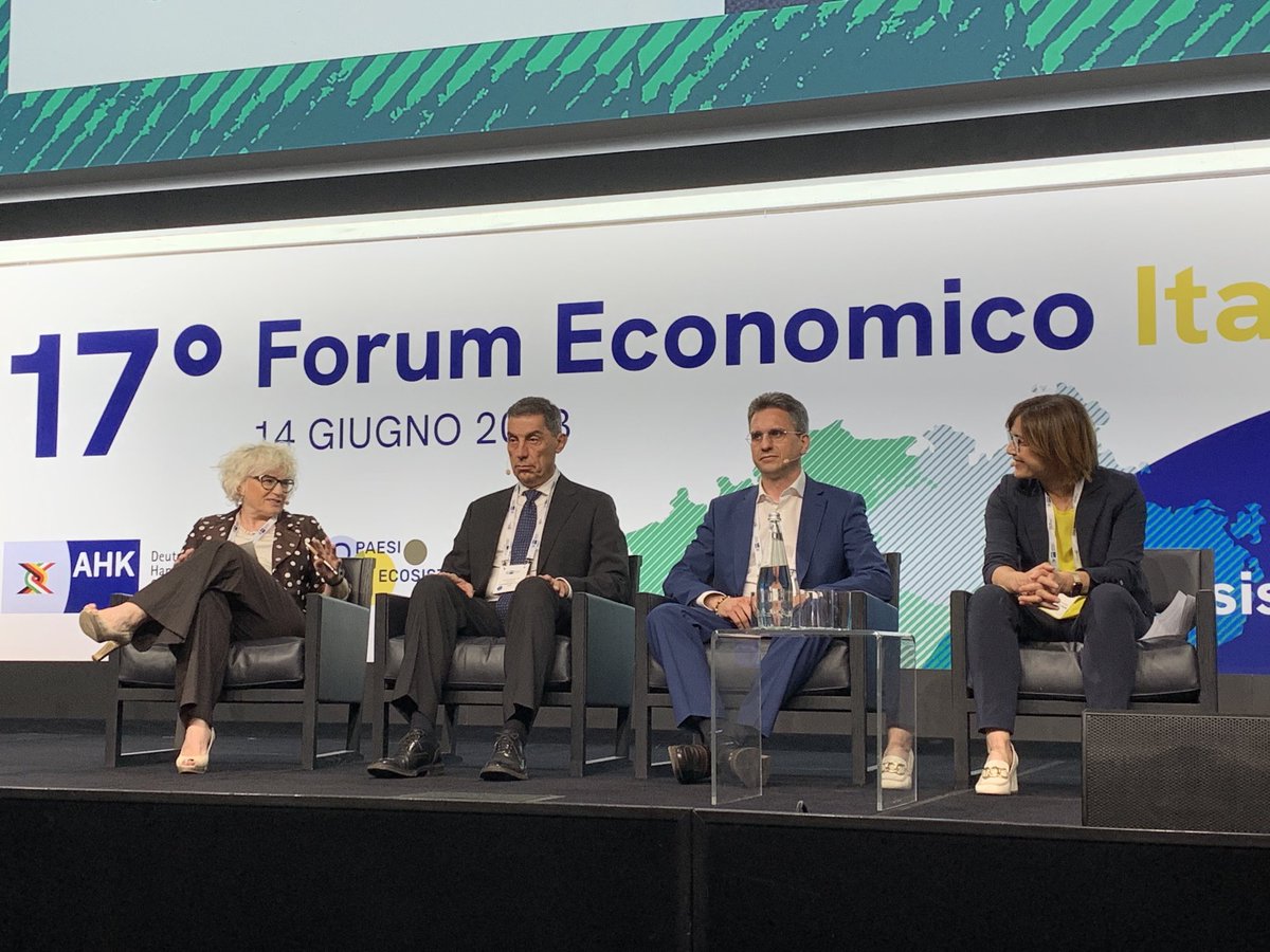 Le principali sfide per Italia e Germania discusse al Forum Economico Italo Tedesco: transizione digitale e transizione ecologica. Secondo IPSOS, Italia e Germania sono i paesi europei con i brand più forti nel mondo. ⁦<a href="/AHK_Italien/">AHK Italien</a>⁩ ⁦<a href="/SAPItalia/">SAP Italia</a>⁩ ⁦<a href="/CarlaMasperi/">Carla Masperi</a>⁩