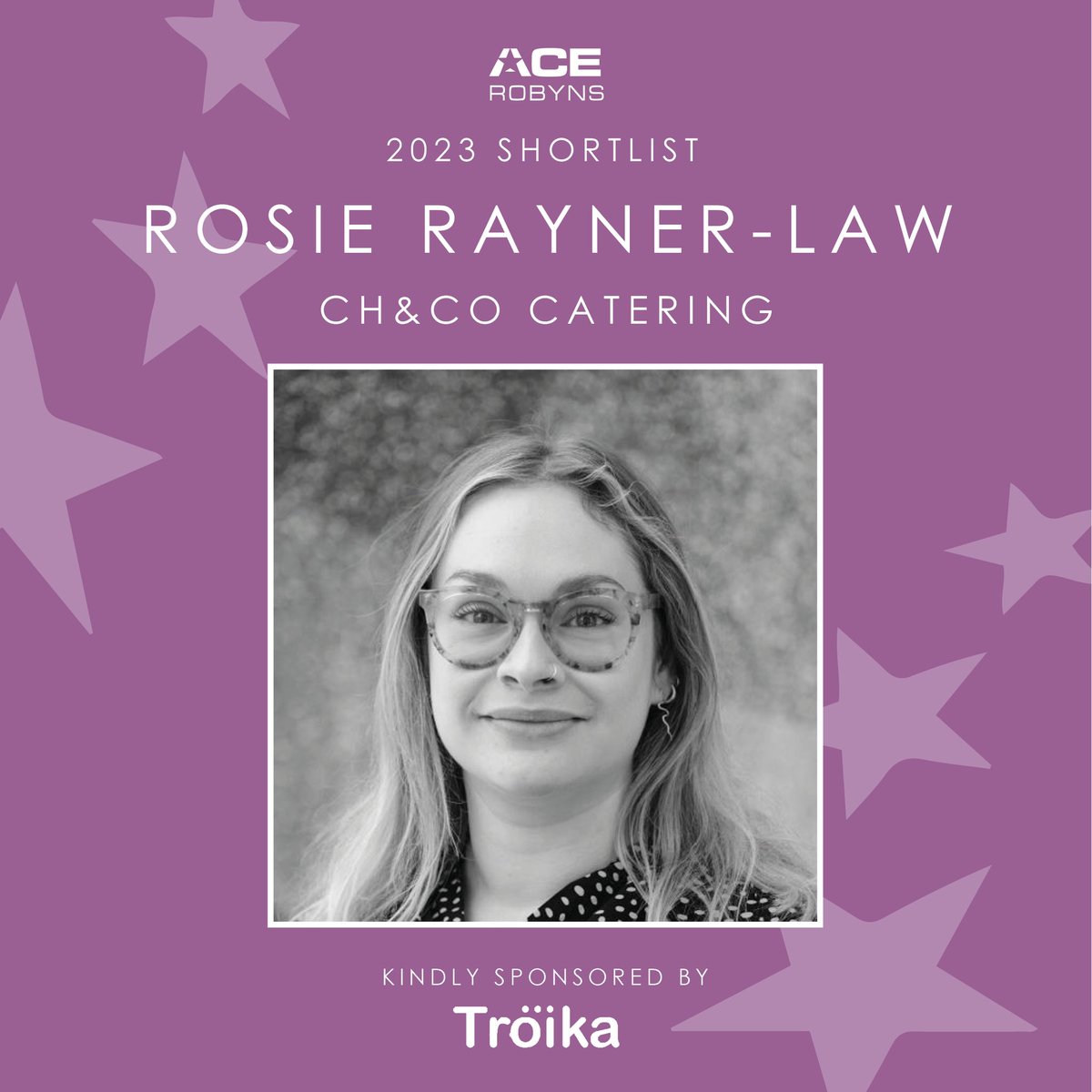 Congratulations to our 6th shortlisted ACE Robyn Rosie Rayner-Law Sustainability Business Partner @chandco see you on 11th July for the awards and summer social at Bluefin. Thanks to our sponsors @Troikachat and our hosts @graysonsuk #acerobyns23 #acenetworking