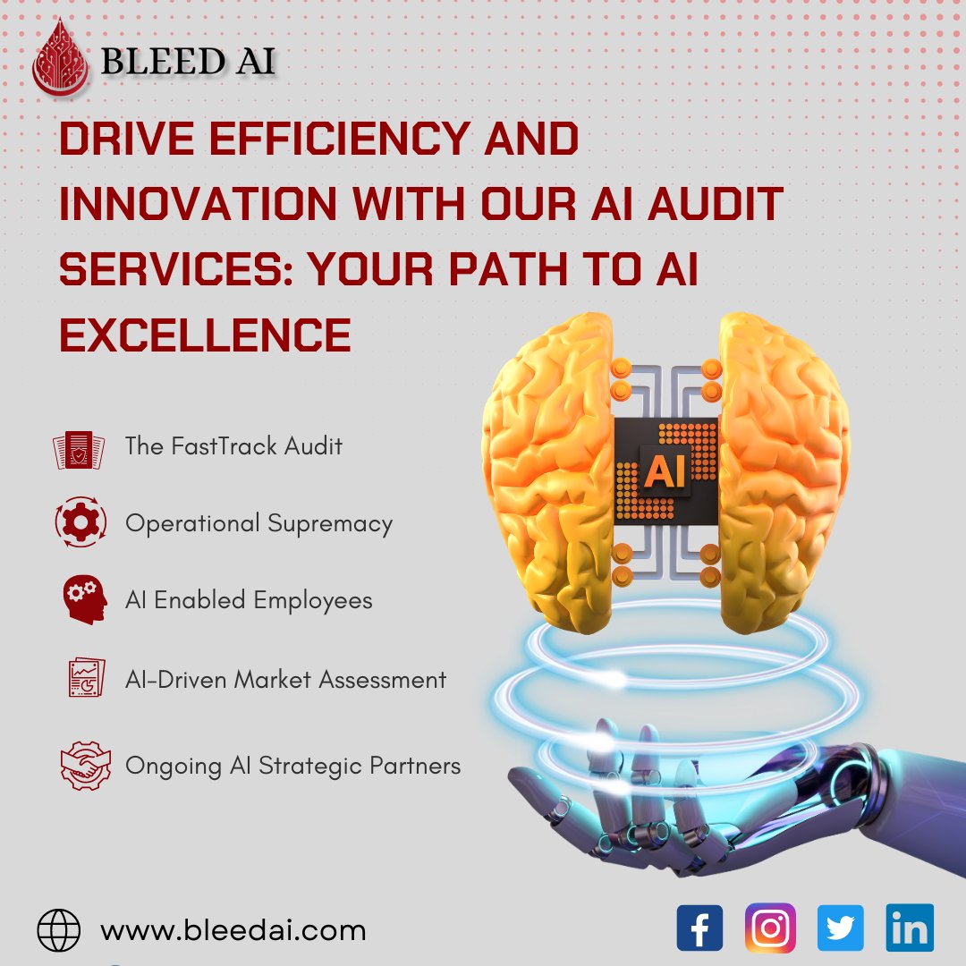 bleedai92's tweet photo. π Foster Efficiency and Innovation with Our #AI_Audit_Services: Your Path to AI Excellence.
#bleedai #ArtificialIntelligence #BusinessRedefined https://t.co/CF73HGVTiC