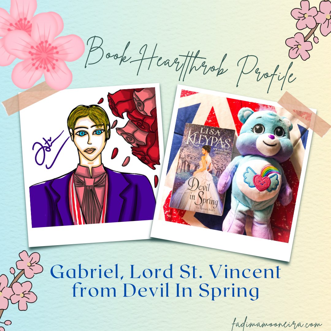 Mooneira's tweet image. MY LATEST BLOG POST (14.06.2023):

fadimamooneira.com/2023/06/book-h…

#GabrielLordStVincent #DevilInSpring #LadyPandoraRavenel #LisaKleypas #LKWorld #LKFandon #LKFanArt  #HistoricalRomanceNovel   #BookHeartthrobProfile  #Edutainment #PopCulture #FadimaMooneiraDotCom