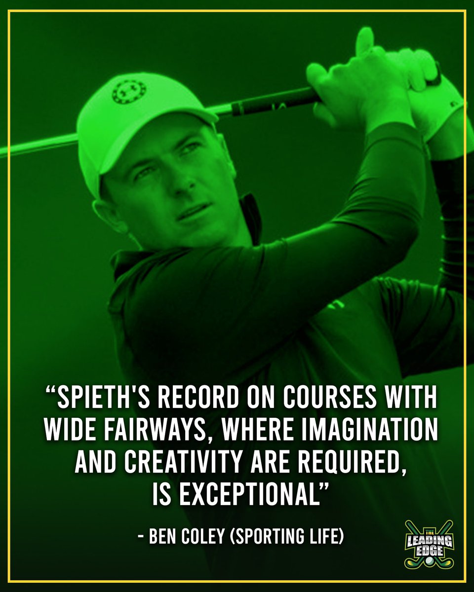 ⛳️ @BenColeyGolf is one of many giving @JordanSpieth some attention this week