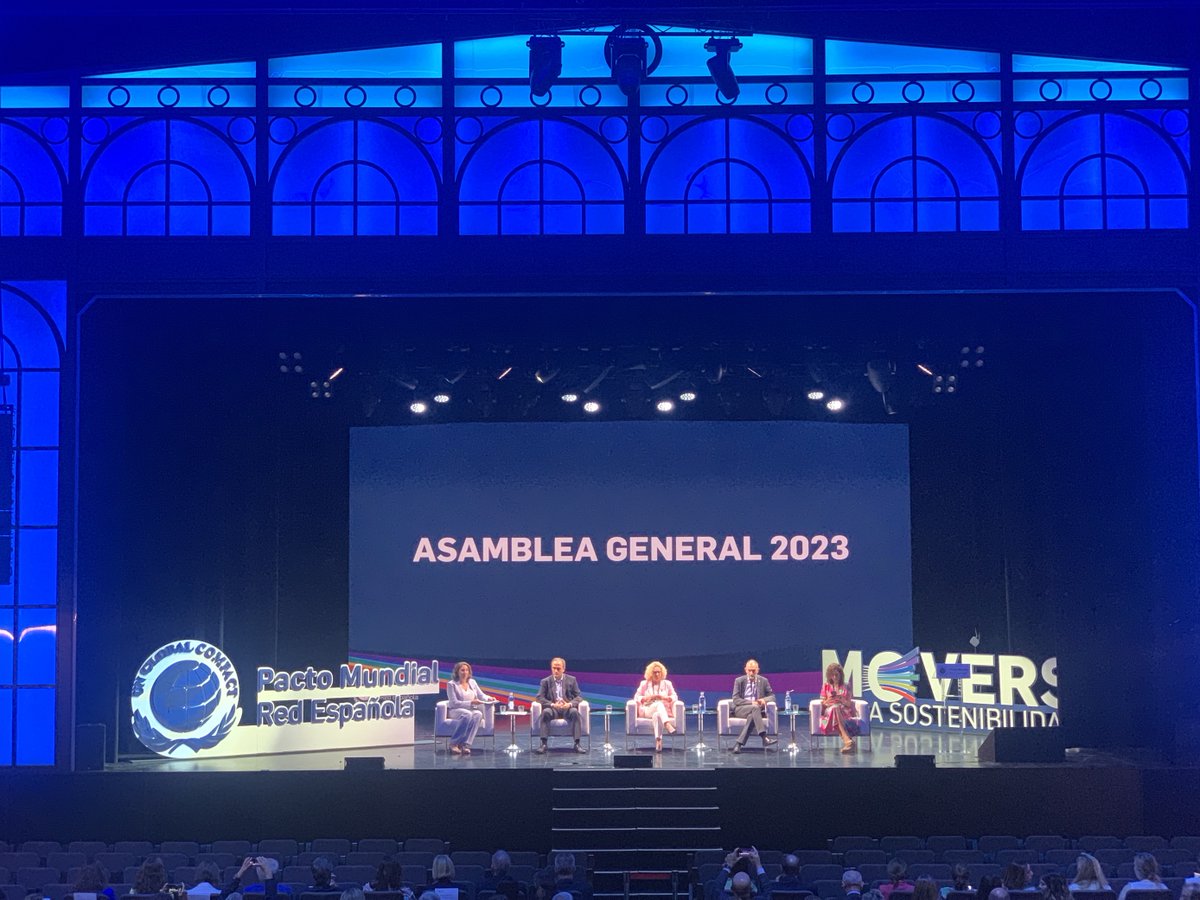 SomosSacyr's tweet image. 🙌#FundaciónSacyr participa en la primera Asamblea General Ordinaria 2023 #ClimatePositive de la @ONU_es 

♻️Como firmantes de @PactoMundial en #España, asistimos a la primera reunión de socios para la #sostenibilidadempresarial

#MoversDeLasostenibilidad #ONU #NacionesUnidas