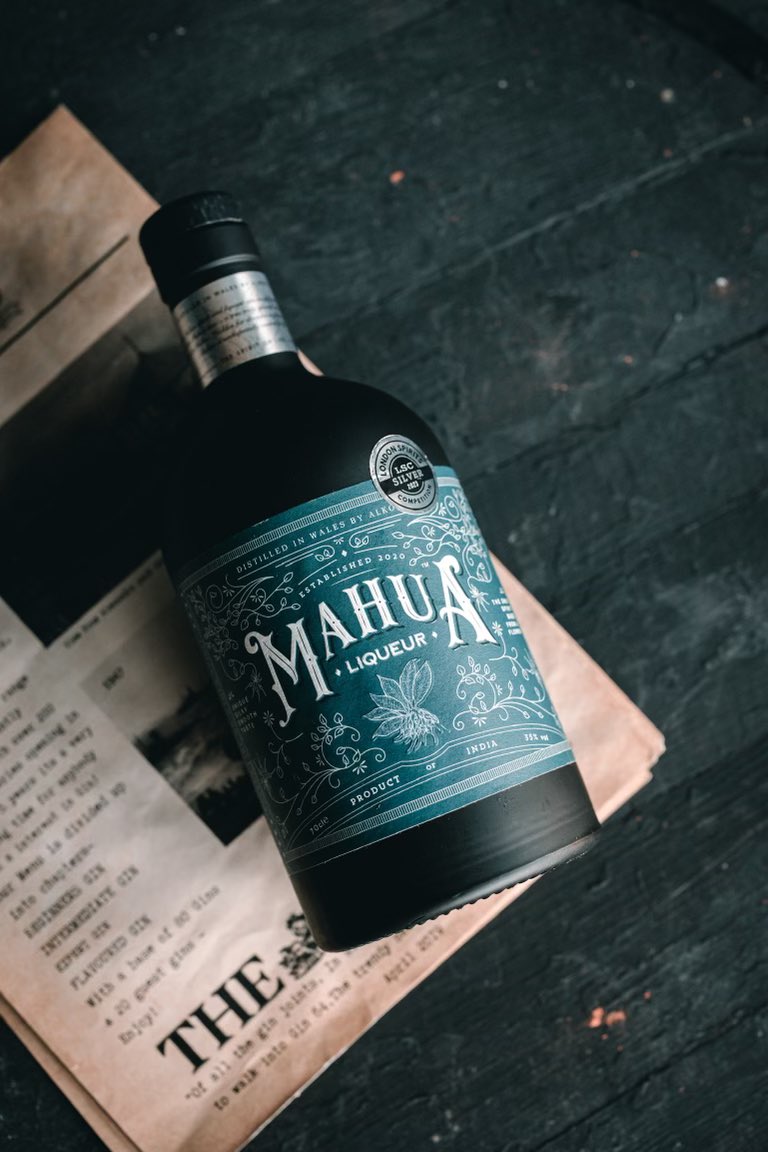Introducting Mahua international award winning spirit and liqueur 2023. An ancient Indian alcohol made from the Mahua flower - it’s the only spirit in the world made from the flower of a tree. Grown in India but made in Wales! 🏴󠁧󠁢󠁷󠁬󠁳󠁿