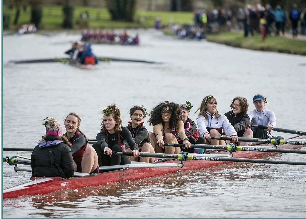 Today is the day! May bumps kick off this afternoon and <a href="/CCCBC_1828/">Corpus Boat Club</a> has four crews on the water. Find out all the details on our website and get behind-the-scenes reports on the Boat Club instagram feed. shorturl.at/EJTU1 Best of luck to all the rowers. #MayBumps