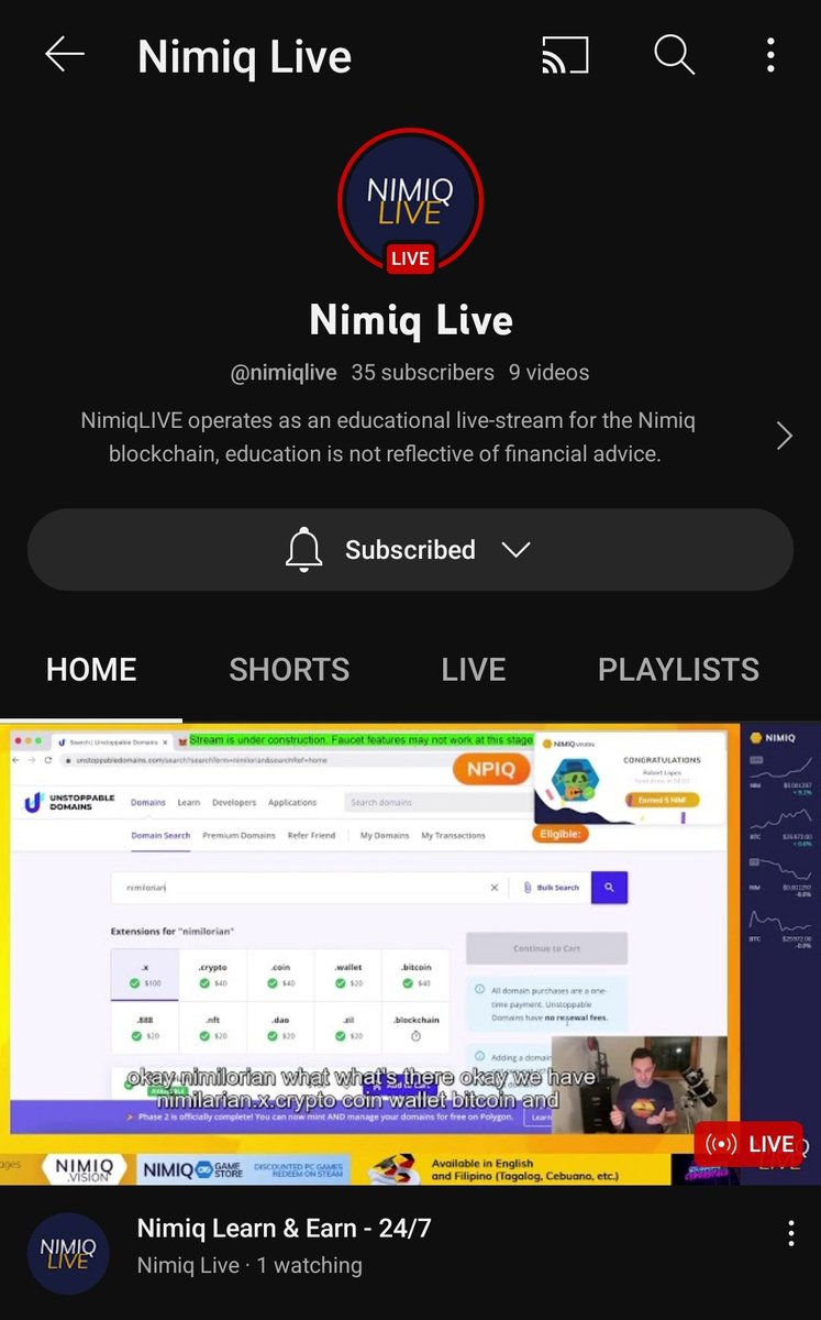 NimiqLIVE tweet media